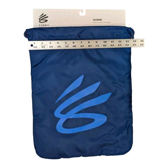UNDER ARMOUR STEPH CURRY Ozsee GYM BAG SACK BRAND NEW Warriors Interior Pocket - Picture 8 of 8